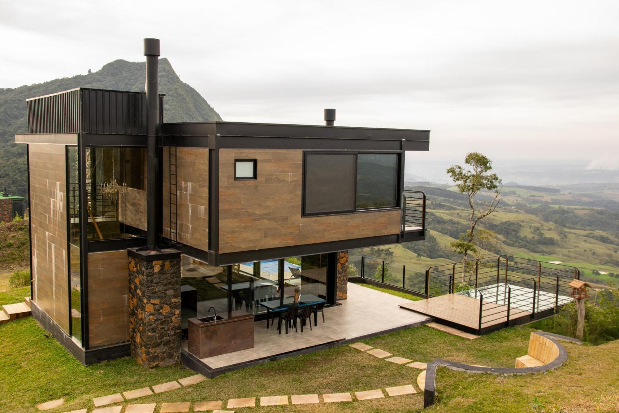 Caminho Das Nuvens - Cabanas De Montanha Distrik Bom Retiro Bagian luar foto